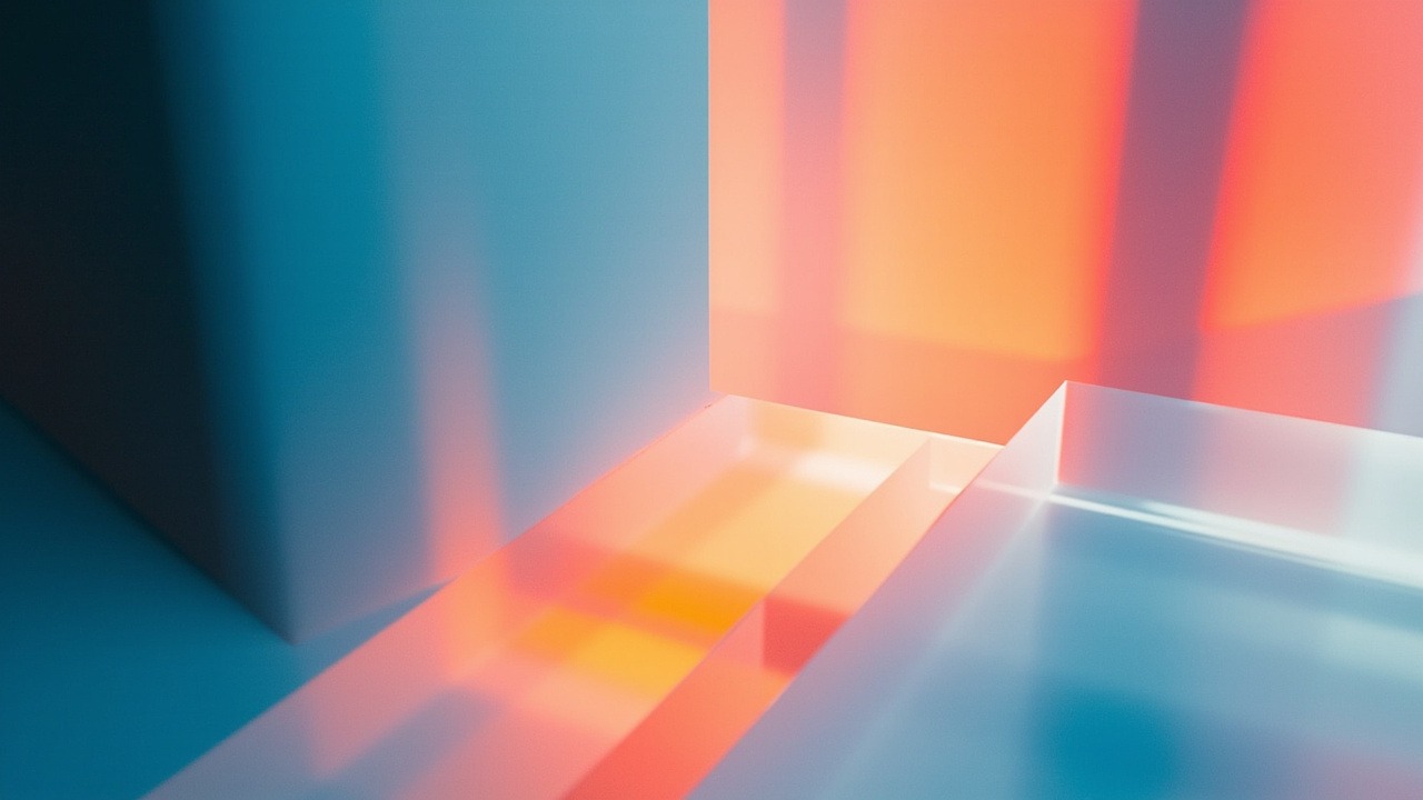 Abstract editorial illustration accompanying “Starting Out on Cam: A Practical Guide for New Adult-Webcam Models”.